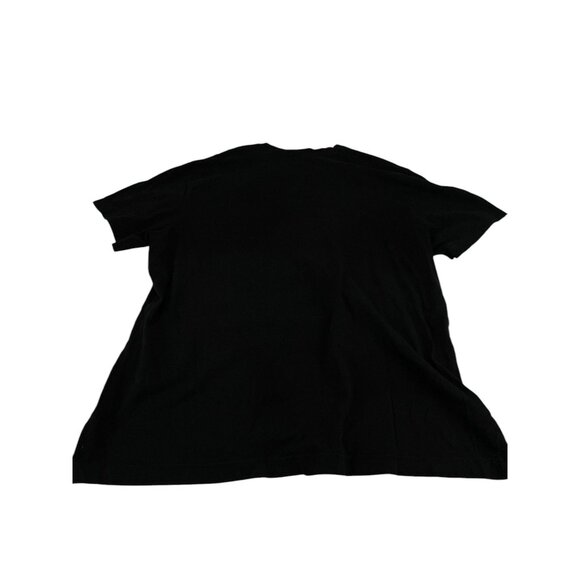Reebok Mens Black Logo Graphic Tee XL Short Sleeves Gothic Grunge Casual Summer - Picture 7 of 9